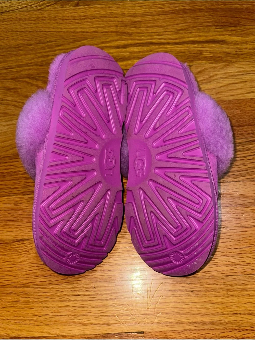 Girl’s UGG Cozy II Scuff Purple Ruby Slippers
